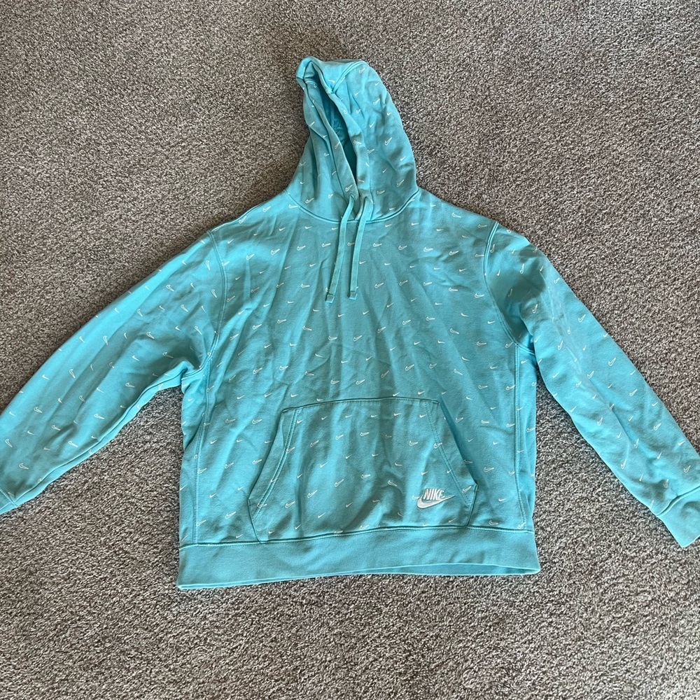 Nike Teal Mens Hoodie